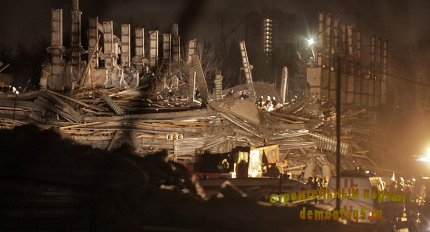 Обрушившееся здание в ЮАО построено самовольно - представитель стройкомплекса