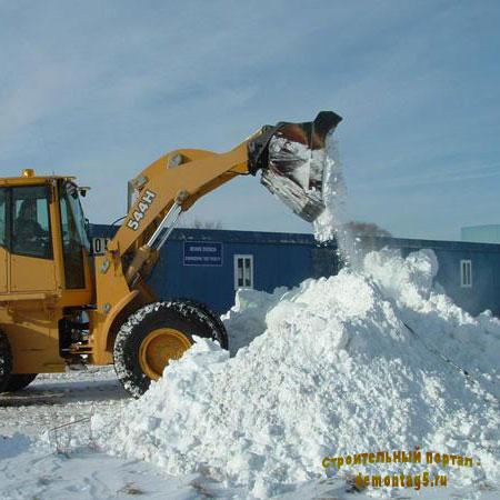 Вывоз снега компанией Алмаз-Проект