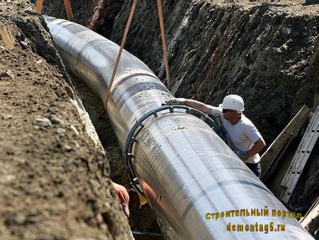 Завершается строительство первой нитки газопровода 