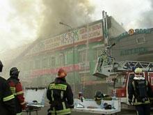 Причиной пожара в ТЦ возле метро 